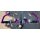 Shogun Powerbar Zero Barends, Alu, superleichte 120g, lang, purple, NEU
