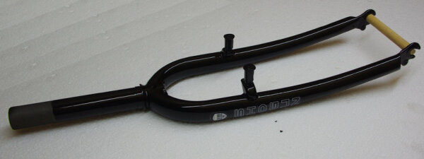 Shogun Zero CrMo Gabel, 1 1/8" Schaft mit Gewinde, 210mm/50mm, triple butted Japan, schwarz