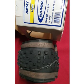 Schwalbe Jimmy Light Reifen, 26" x 2,10", mit Skinwall-Flanke, faltbar, NEU