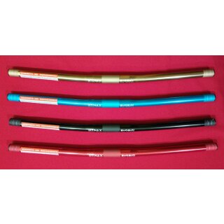 Shogun Dynax MTB Alu Lenker, 600mm, 25,4mm, Rot, Titan-Gold, Türkis-Blau, Schwarz