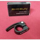 Shogun Strike Sattelstützen-Schnellspanner mit Klemme, 28,6mm, schwarz, NEU