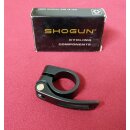 Shogun Strike Sattelstützen-Schnellspanner mit Klemme, 28,6mm, schwarz, NEU