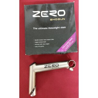 Shogun Zero Vorbau, CrMo, 1 1/4", 135mm, 10°, titan-Finish, NEU