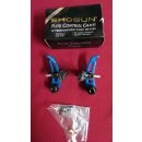 Set Shogun Flite Controls Cantilever-Bremsen mit Bremshebel und Querzugträgern, blau