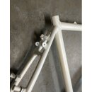 MTB Alu--Rahmen, Oversize 1 1/4" Steuerrohr, weiß, 52,5cm, NEU inkl. Gabel/Innenlager