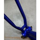 MTB Alu--Rahmen, Oversize 1 1/4" Steuerrohr, Aufnahme für Schutzbleche, blau, 50,5cm, NEU inkl. Gabel/Innenlager