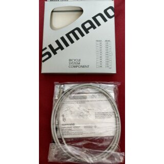 Shimano SM-Hose Stahlflexleitungen für hydraulische Scheibenbremsen, silber, 1500mm, NEU
