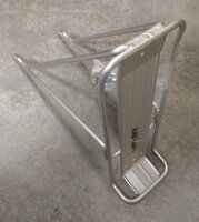 Bor Yueh Rennrad und MTB Aluminium Gepäckträger BY-309, 26-28", silber, nur 460g, NEU