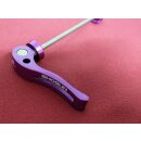 Shogun Flex Fighter Schnellspanner, für Federgabeln, Alu mit CrMo-Achse, vorne, purple, NEU, OVP