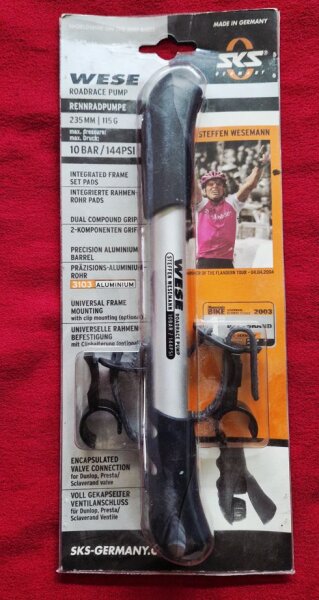 SKS Wese Rennradpumpe, made in Germany, 115g, NEU