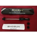 Shogun Flex Fighter Schnellspanner, für Federgabeln, Alu mit CrMo-Achse, vorne, schwarz, NEU, OVP