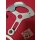Blackspire IST-1 Downhill Kettenführung, 110mm Lochkreis, 5-Loch, cnc-gefräßt, silber, NEU