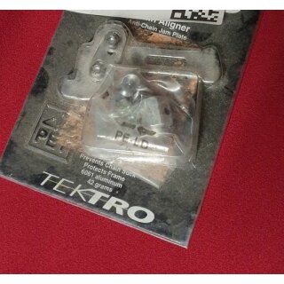 Tektro RBP Anti Chain Suck Platte, verstellbar, silber, NEU, OVP