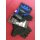 Ventura Gel Handschuhe, Kurzfinger, schwarz/blau, M, NEU