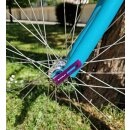 Shogun Quick Stick Schnellspanner, Vorderrad+Hinterrad, 92g, purple, NEU