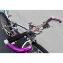 Shogun Zero Comp Series MTB Lenker, Alu, Titan-Finish, 165g, 60cm, 5°, NEU