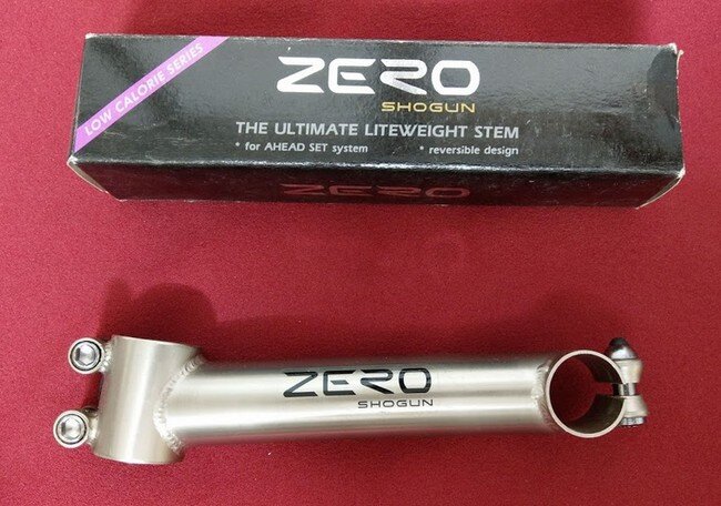 Shogun Zero CrMo Vorbau, 1 1/8" Ahead, 150mm, 10°, titan-Finish, 194g