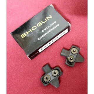 Shogun Cleats für Shogun Quick nClick Pedale, made in Japan by MKS, Paar, NEU