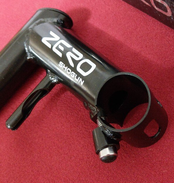 Shogun Zero CrMo Vorbau, 1 1/8“, 150mm, 0°, inkl. Bremszuggegenhalter