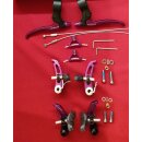 Set Shogun Flite Controls Cantilever-Bremsen mit Bremshebel und Querzugträgern, purple