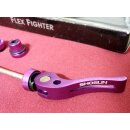 Shogun Flex Fighter Naben-Schnellspanner, vorne+hinten, Alu, purple, NEU