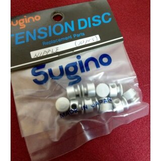 Sugino Nippel für Tension Disc Laufrad, 10 Stück, silber, NEU