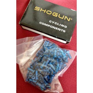 Shogun Alu Speichen-Nippel. 1,8mm, blau, 100 Stück, NEU