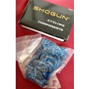 Shogun Alu Speichen-Nippel. 1,8mm, blau, 100 Stück, NEU