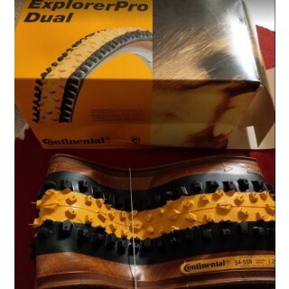 Continental Explorer Dual Pro MTB Reifen, schwarz/orange, faltbar, 2,1, NEU