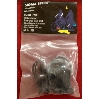 Sigma Sport BC800 - BC900 Vorderradsensor / Halterung für Fahrradcomputer, NEU