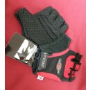 Ventura Gel Handschuhe, Kurzfinger, schwarz/rot, XL, NEU