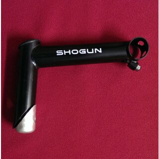 Shogun Mighty Lite Vorbau, nur mit Shogun-Schriftzug, CrMo, 1 1/4, 120mm, 10°, schwarz, NEU
