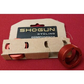 Shogun Innenlager-Schalen, Alu, für BSA 68mm Shogun Stampede Innenlager, rot, NEU