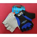 M-Wave Gel Touch Handschuhe, Kurzfinger, schwarz/blau,...