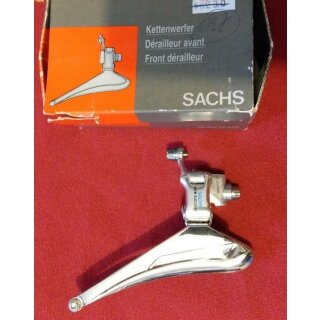 Sachs New Success Rennrad Umwerfer, 2-fach, Anlötversion, silber, NEU in Originalverpackung