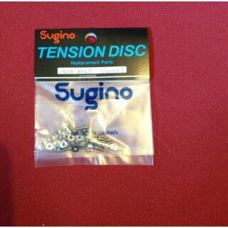 Sugino Tension Disc Schrauben für Disc Drive Naben, 16 Stück, NEU