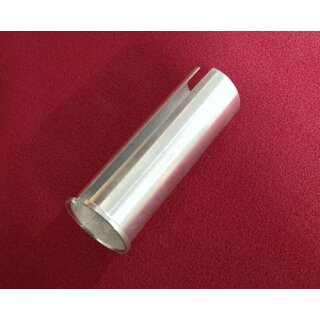 Sattelstützen Adapter Distanzstück, Alu, 27,2mm auf 29,2mm, 80mm, silber, NEU