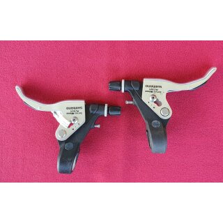 Shimano Deore LX BL-M600 Bremshebel, für V-Brakes, inkl. Züge/Außenhüllen, NEU