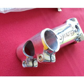 Syncros Cattlehead Stem Vorbau, 1" Ahead, 150mm, 0°, silber, ohne Aheadcap/Lenkerklemmschrauben