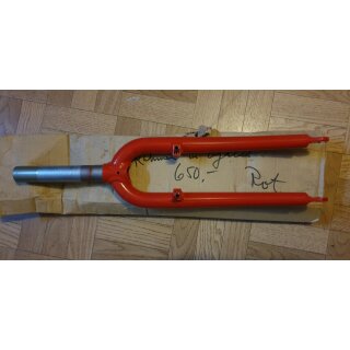 Shogun Fat Alloy MTB Aluminium-Gabel, 1 1/4 Gewindeschaft, 170mm Länge, rot pulverbeschichtet, NEU