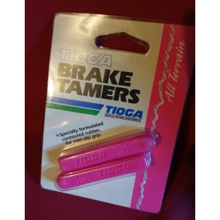 Tioga Brake Tamers Bremshebel-Überzüge, pink, NEU