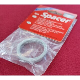 Proline Spacer, 1" (25,4mm), 5mm, silber-grau, made in Germany, NEU