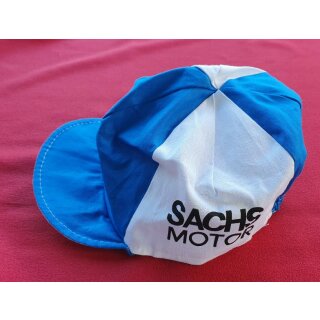Sachs Motor Rennmütze, weiß/blau, NEU
