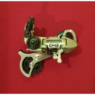 Shimano C201 Megarange Schaltwerk, 8-fach, silber, NEU