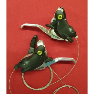 Shimano ST-EF29 STI-Einheiten, für V-Brakes, 3/8-fach, NEU