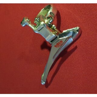 Edco Rennrad Umwerfer, 2-fach, 28,6mm, down-pull, silber, NEU