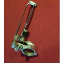 Edco Rennrad Umwerfer, 2-fach, 28,6mm, down-pull, silber,...