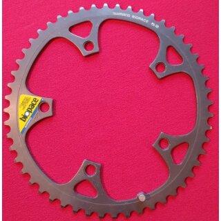 Shimano Biopace Rennrad Kettenblatt, Alu, 130mm Lochkreis, 52 Zähne, grau, NEU