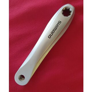 Shimano Octalink FC-M341 Kurbel, links, silber, 175mm, NEU