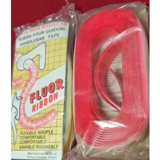 Fluor Ribbon Lenkerband, neon-pink, NEU, OVP